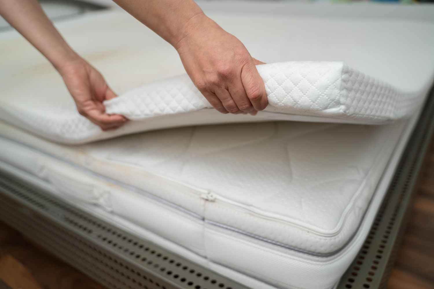 removing from mattress
